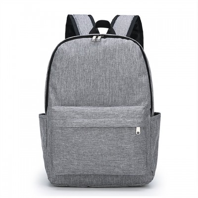 Large Capacity Oxford Cloth Zipper Commuter Backpack Solid Color High-end Customization