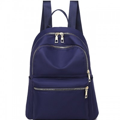 Large Capacity Oxford Zipper Commuter Backpack Daily Black / Win High-end Customization