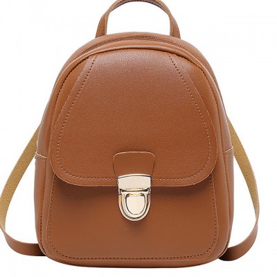 Large Capacity Oxford Zipper Commuter Backpack Daily Brown / Blu High-end Customization