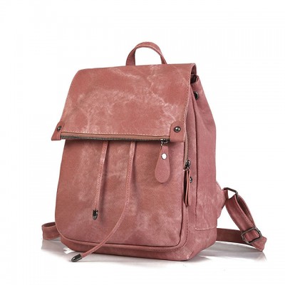 Large Capacity Polyester PU Zipper Commuter Backpack Solid Color High-end Customization