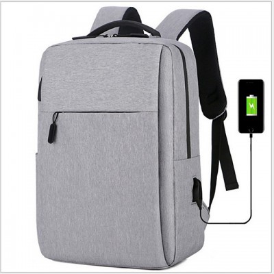 Large Capacity Polyester Zipper Commuter Backpack Daily Black / High-end Customization