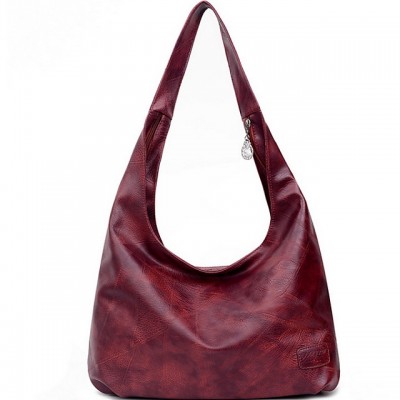 Womens Zipper PU Tote Solid Color Black / Wine / Yellow High-end Customization