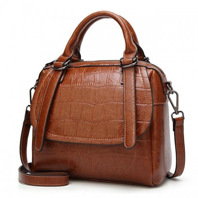 Womens Polyester / PU Top Handle Bag Solid Color Black / B High-end Customization