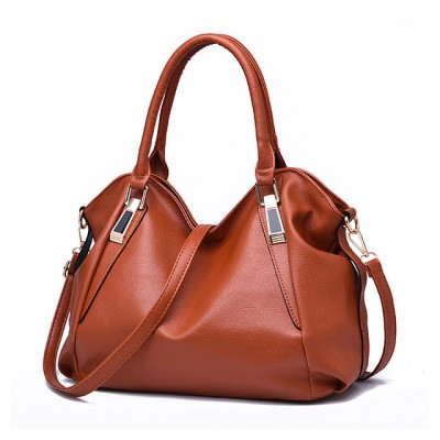 Womens Zipper Polyester / PU Top Handle Bag Solid Color Bl High-end Customization