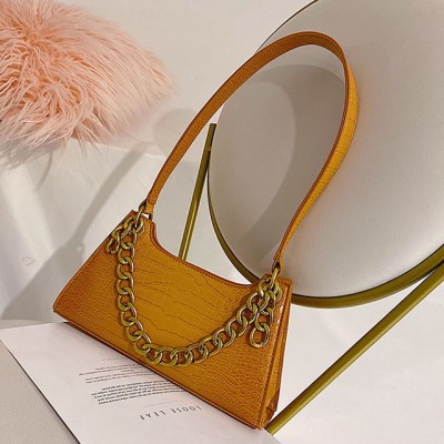 Womens PU Crossbody Bag Solid Color Black / Brown / Yellow High-end Customization