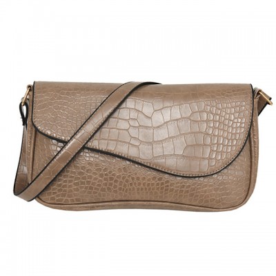 Womens Polyester / PU Crossbody Bag Solid Color Black / Br High-end Customization