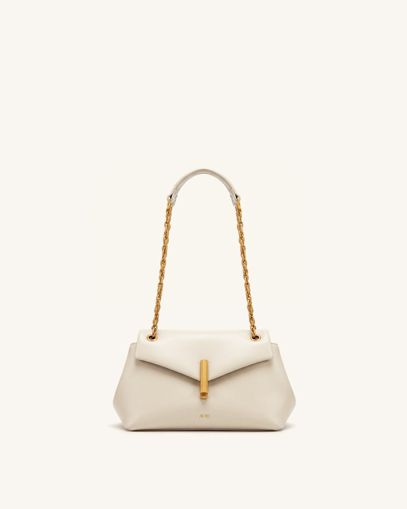 Eva Shoulder Handbag - Dark Green Croc