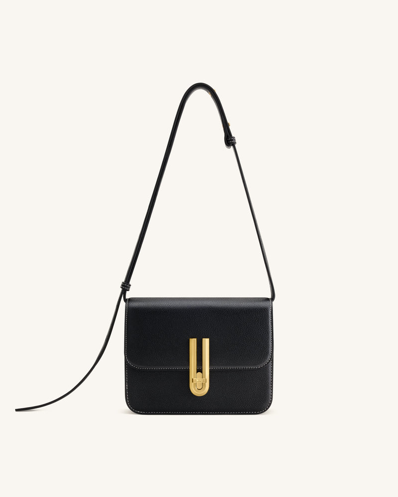Mini Flap Crossbody - Ivory Lizard