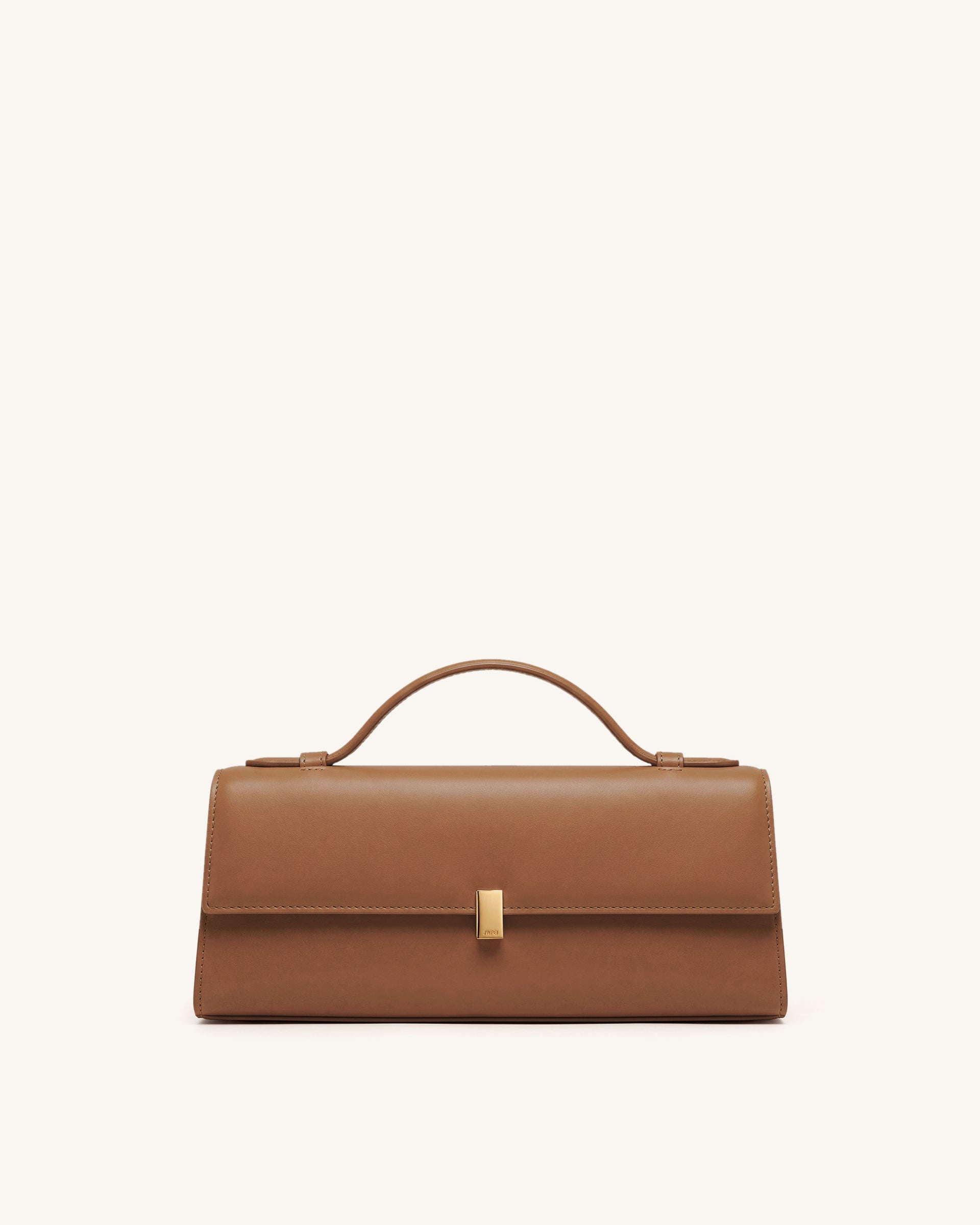 Delphine Flap Top Handle Bag - Terracotta Brown