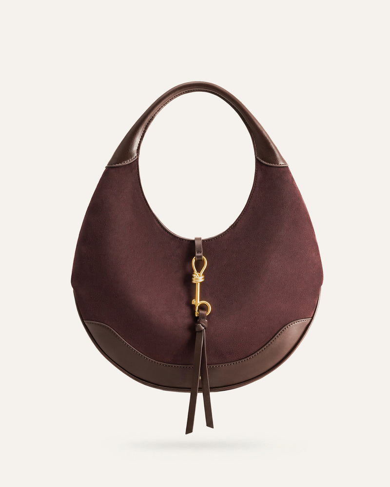 Carly Nylon Saddle Bag - Black