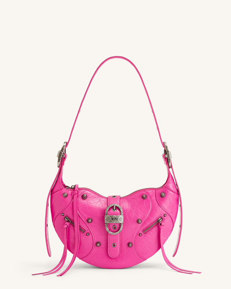 Eva Shoulder Handbag - Light Yellow Croc